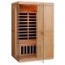 Infrarotsauna DeLuxe 2200 CARBON Farbtherapie