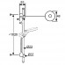 KLUDI A-Qa V Brause-Set 3S 1100mm chrom 6209605-00