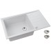 ALVEUS INTERMEZZO 130 Granitspüle, 780 x 480 mm, weiß