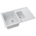 ALVEUS INTERMEZZO 70 Granitspüle, 780 x 480 mm, weiß