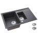 ALVEUS INTERMEZZO 70 Granitspüle, 780 x 480 mm, schwarz