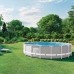 INTEX PRISM FRAME Rundpool 549 × 122 cm mit Kartuschenfilteranlage 12V 26732GN