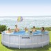 INTEX CHEVRON PRISM FRAME Rundpool 488×122 cm mit Kartuschenfilteranlage 220–240V 26746NP