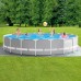 INTEX PRISM FRAME Rundpool 610 × 132 cm mit Kartuschenfilteranlage 220–240V 26756NP