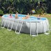 INTEX PRISM FRAME Ovalpool 503 × 274 × 122 cm mit Filteranlage 220–240V 26796NP