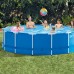 INTEX METAL FRAME Pool 457 x 122 cm mit 12-V-Filteranlage 28242GN
