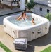 INTEX Pure Spa Chevron Deluxe Whirlpool mit Salzwassersystem 28446NP