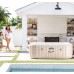 INTEX Pure Spa Chevron Deluxe Whirlpool mit Salzwassersystem 28446NP