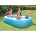 INTEX rechteckiger Pool, Blau Weiß 203x152x48 cm 57180NP