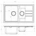 ALVEUS INTERMEZZO 70 Granitspüle, 780 x 480 mm, schwarz