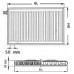 Kermi Therm X2 Profil-V Ventilheizkörper 12 600 / 2000 FTV120602001L1K