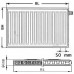 Kermi Therm X2 Profil-V Ventilheizkörper 12 500 / 700 FTV120500701R1K