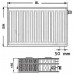 Kermi Therm X2 Profil-V Ventilheizkörper 33 300 / 800 FTV330300801R1K