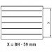 Kermi Therm X2 LINE-K Kompaktheizkörper 10 605 x 705 PLK100600701N1K