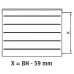 B-WARE Kermi Therm X2 LINE-K Kompaktheizkörper 33 505 x 605 PLK330500601N1K -beschädigt