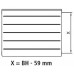 Kermi therm-x2 Line-K Austauschheizkörper 22 559 / 1605 PLK220551601N1K