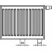 Kermi therm-x2 Profil-Vplus Ventilheizkörper Typ 33 300 /500 FTP330300501L1K