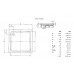 Kaldewei Duschwanne Duschplan 392-2 mit Styroporträger 100x100x6,5
