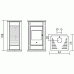 EDILKAMIN KLIMA Holzofen, Basis version, Speckstein 293880