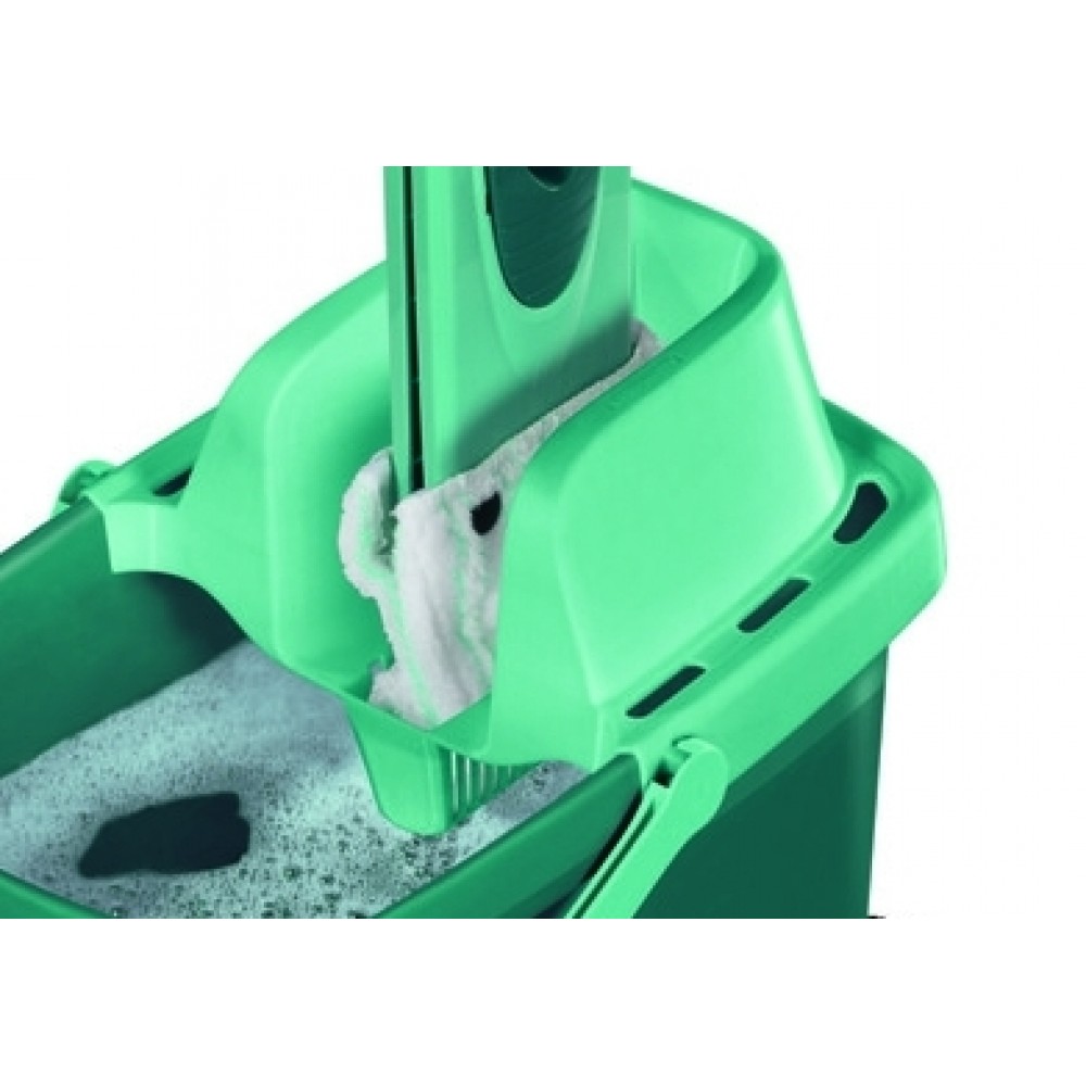 LEIFHEIT Bodenwischer Combi M mit Teleskopstiel aus Stahl Click System ...