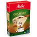 Melitta Filtertüten Gourmet Intense 1x4, Größe 4, braun, 80 Stück