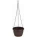 PLASTKON Hängeblumentopf Hängeampel Marina 30 cm braun