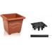 PLASTKON Bewässerungssystem Blumentopf Quattro Aqua Pro 50 cm terrakotta