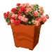 PLASTKON Blumentopf Quattro 40x40 cm terrakotta