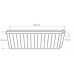 PLASTKON Blumenkasten Garden 100 cm anthrazit