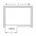 ROLTECHNIK Duschecke AMD2/1200 brillant/transparent, 2000mm 620-1200000-00-02