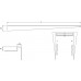 ACO ShowerStep Gefällekeil rechts L 1490 mm, H 10 mm, Oberfläche geschliffen 9010.72.47