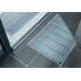 ACO Vario Indoor Schuhabstreifer Rips, Fußmatte mit ALU Rahmen, 75 x 50cm, grau 37256