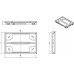 ACO Vario 2.0 Hybrid-Bodenwanne 75 x 50 cm, H80, Polymerbeton/PP 3003042
