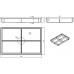 ACO Self Vario Light Kunststoff-Bodenwanne, 60 x 40 cm 82400