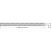 B-Ware! ALCAPLAST SMILE Rost für Duschrinne 950mm, Edelstahl-Glanz SMILE-950L-ausgepackt