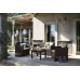 ALLIBERT ALABAMA Lounge-Set 4-tlg., Rattanoptik, braun/beige 17199240