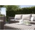 ALLIBERT CALIFORNIA 2 Lounge Set, cappuccino/sand 17192233