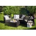ALLIBERT CORFU BOX Lounge-Set, braun/beige 17200180