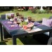 ALLIBERT CORFU FIESTA Lounge Set, weiß/grau 17198008