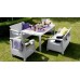 ALLIBERT CORFU FIESTA Lounge Set, weiß/grau 17198008