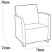 ALLIBERT CORONA Lounge Set braun/grau-beige 17198017