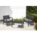 ALLIBERT DELANO Balcony Garten Set, graphit/grau 17201164