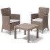 ALLIBERT MIAMI Dining Sessel, 62 x 60 x 89 cm, cappuccino 17200037