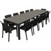 KETER SYMPHONY 3 Gartentisch ausziehbar 322 x 97 x 75 cm, anthrazit 17198335