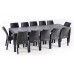 KETER SYMPHONY 3 Gartentisch ausziehbar 322 x 97 x 75 cm, anthrazit 17198335