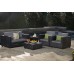 ALLIBERT SALTA 2 Lounge 2-Sitzer-Sofa, 141 x 84 x 65,5 cm, graphit/grau 17206012