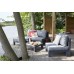 ALLIBERT NEVADA LOW Loungeset, graphit/grau 17193926