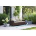 ALLIBERT CALIFORNIA 3-Sitzer Sofa 199 x 68 x 72 cm, Rattan-Optik, braun/beige 17196779