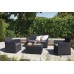 ALLIBERT CORONA Lounge Set, graphit/grau 17198017