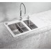 ALVEUS CRYSTALIX 20 Küchenspüle, 860 x 540 mm, links, weiß 1099642